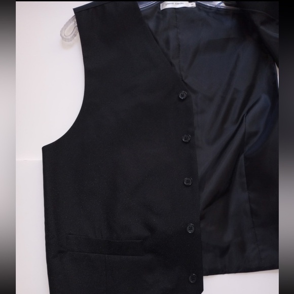 Pierre Cardin Size Medium Eclectic Grandpa, Formal Black Bow-Tie Vest - Picture 6 of 11